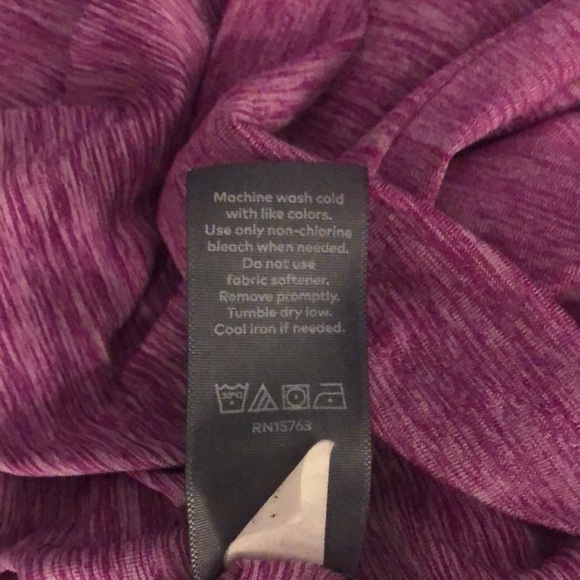 Champion Purple Long Sleeve Workout Top - Picture 5 of 5